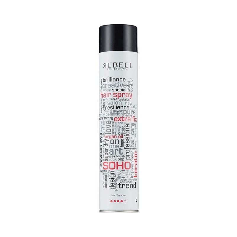 REBEEL SOHO ΛΑΚ ΜΑΛΛΙΩΝ EXTRA FIX 750ML