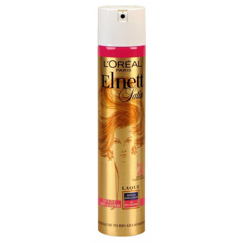 LOREAL ELNETT SATIN ΛΑΚ ΜΑΛΛΙΩΝ ΜΕ ΚΕΡΑΤΙΝΗ ΕΞΤΡΑ ΔΥΝΑΤΗ 200ML