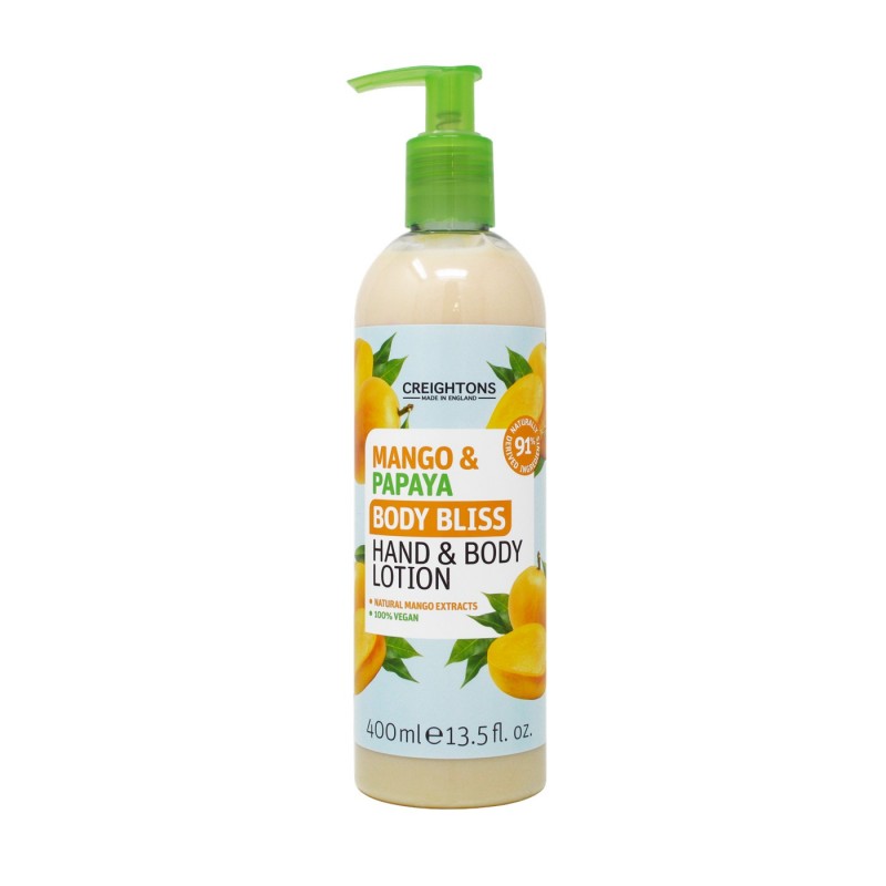 CREIGHTONS HAND AND BODY LOTION MANGO PAPAYA 400ML