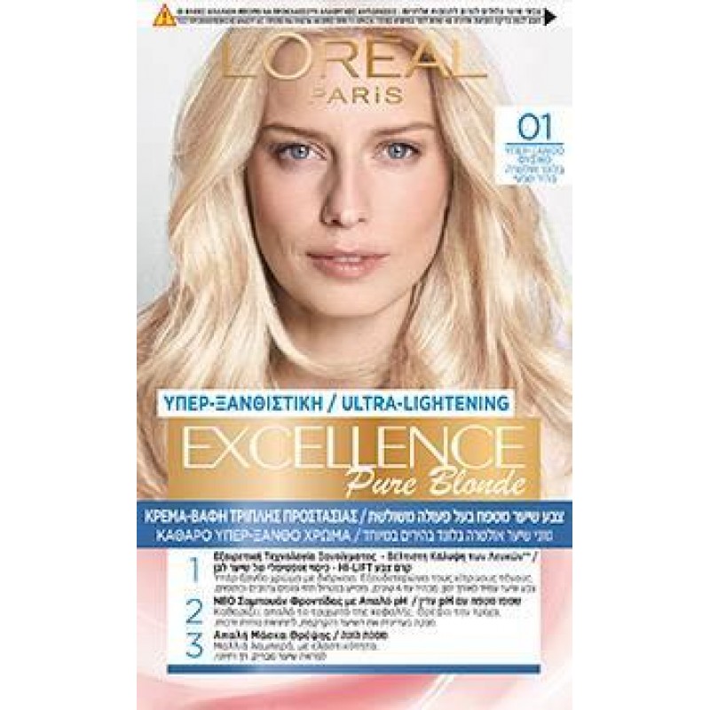LOREAL EXCELLENCE COLOR CREME N.1 ULTRA BLOND NATURAL 160ML