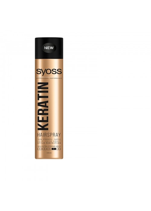 SYOSS ΛΑΚ ΜΑΛΛΙΩΝ KERATIN Ν.4 400ML