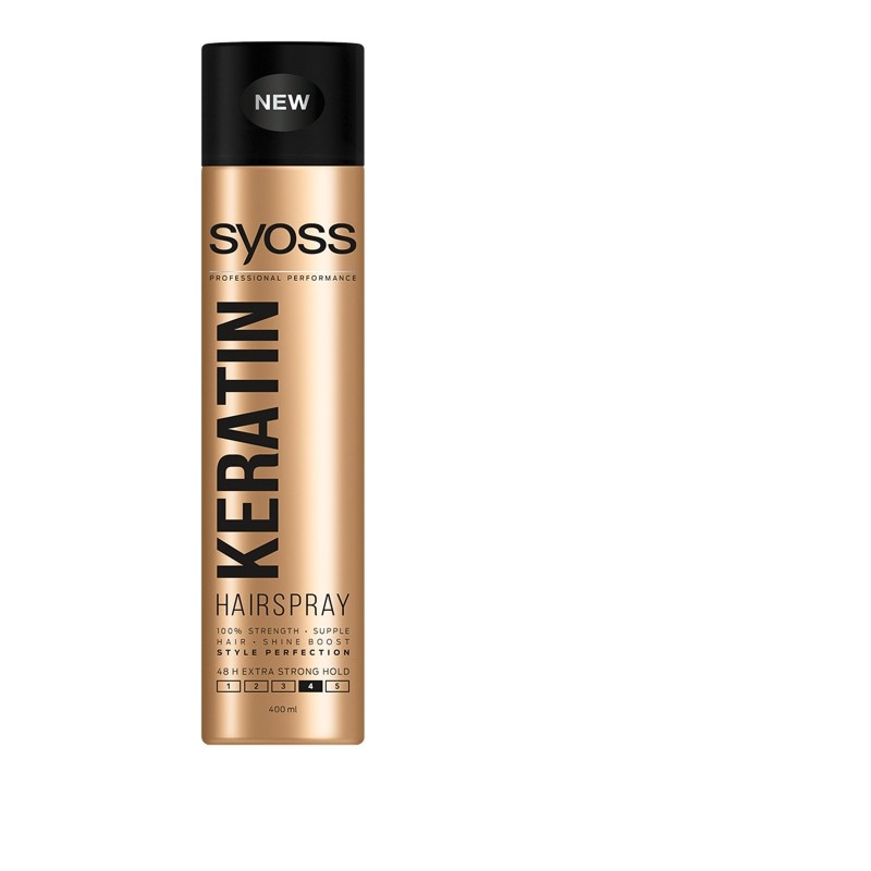 SYOSS ΛΑΚ ΜΑΛΛΙΩΝ KERATIN Ν.4 400ML