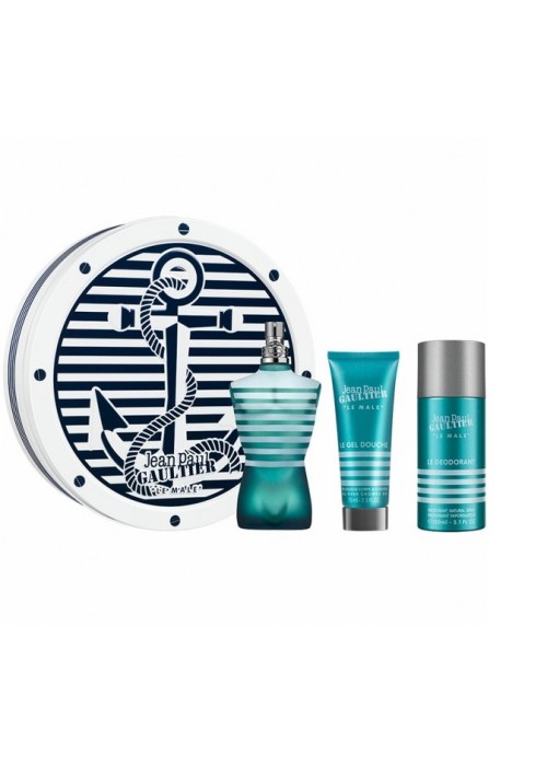 JEAN PAUL GAULTIER LE MALE SET EDT 125ML+SHOWER GEL 75ML+DEODORANT 150ML