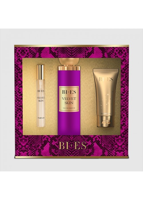 BI-ES VELVET SKIN SET EDP 100ML + SHOWER GEL 50ML + PARFUM 12ML