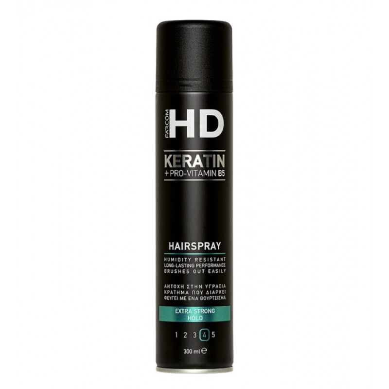 FARCOM HD KERATIN ΛΑΚ ΜΑΛΛΙΩΝ ΕΞΤΡΑ ΔΥΝΑΤΗ 300ML