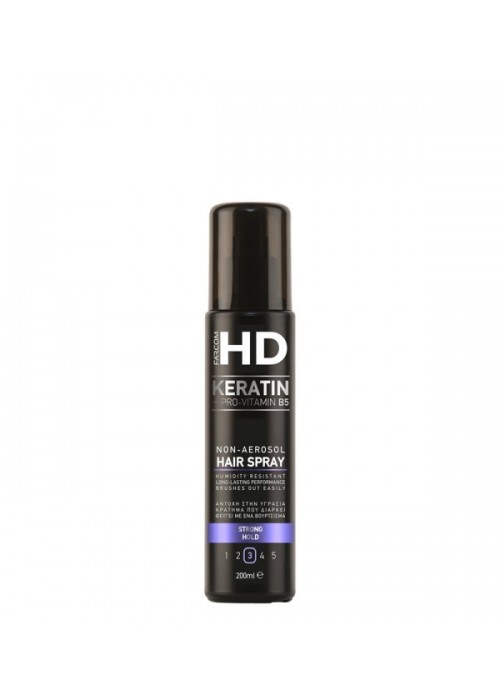 FARCOM HD KERATIN NON-AEROSOL ΛΑΚ ΜΑΛΛΙΩΝ ΔΥΝΑΤΟ ΚΡΑΤΗΜΑ Ν.3 200ML