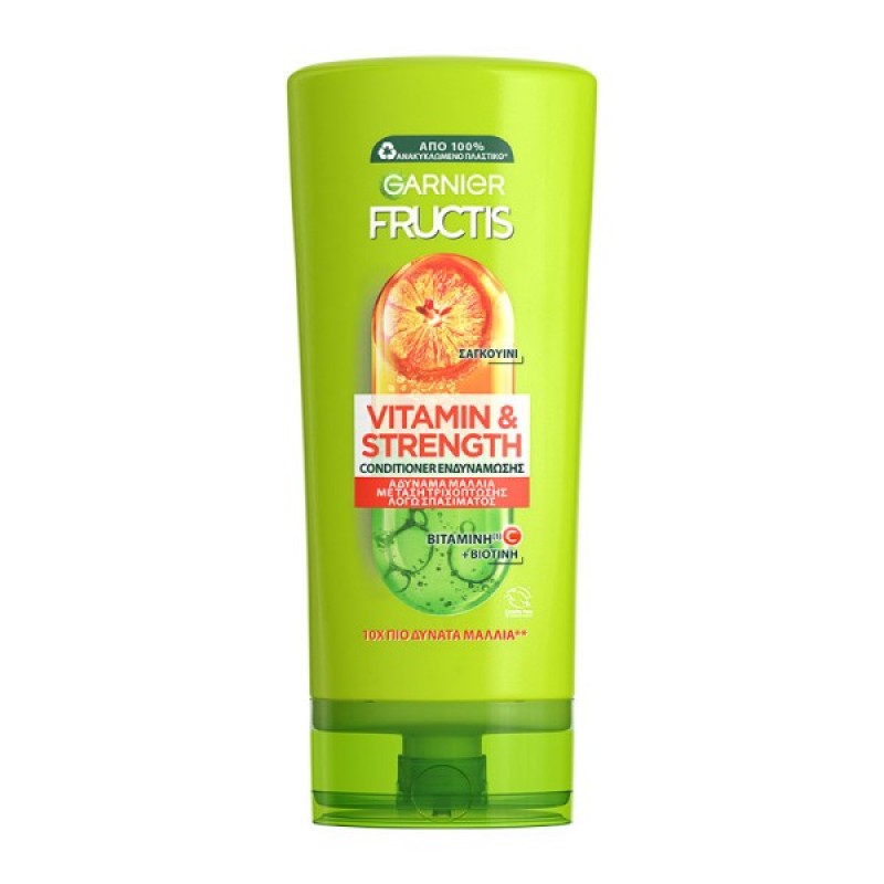 GARNIER FRUCTIS ΜΑΛΑΚΤΙΚΗ ΕΝΔΥΝΑΜΩΣΗΣ VITAMIN AND STRENGTH 200ML