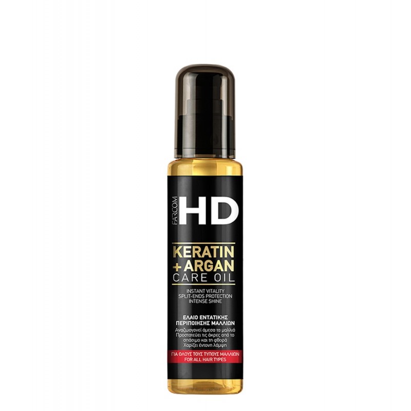 FARCOM HD KERATIN + ARGAN CARE OIL 100ML