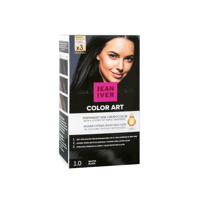 JEAN IVER COLOR KIT N.1.0 ΜΑΥΡΟ