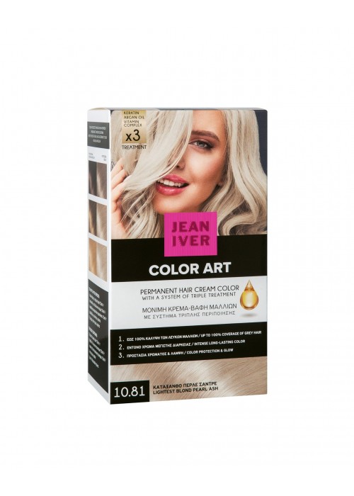 JEAN IVER COLOR KIT N.10.81 ΚΑΤΑΞΑΝΘΟ ΠΕΡΛΕ ΣΑΝΤΡΕ