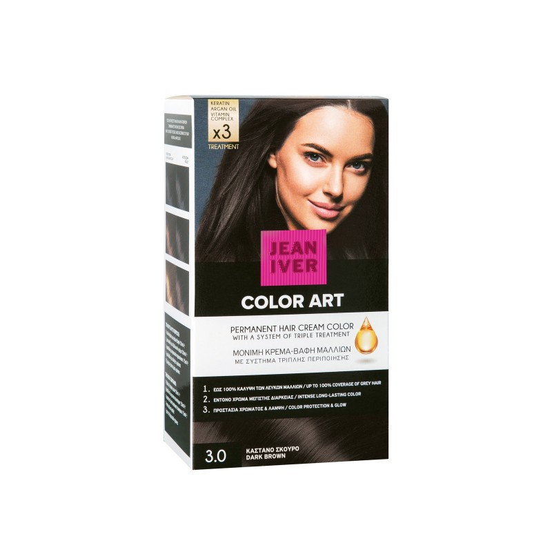 JEAN IVER COLOR KIT N.3.0 ΚΑΣΤΑΝΟ ΣΚΟΥΡΟ