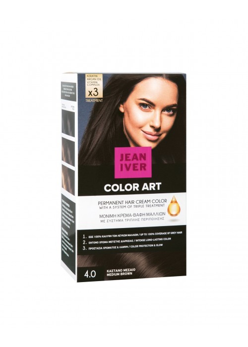 JEAN IVER COLOR KIT N.4.0 ΚΑΣΤΑΝΟ ΜΕΣΑΙΟ