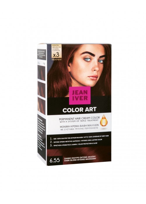 JEAN IVER COLOR KIT N.6.55 ΞΑΝΘΟ ΣΚΟΥΡΟ ΕΝΤΟΝΟ ΑΚΑΖΟΥ