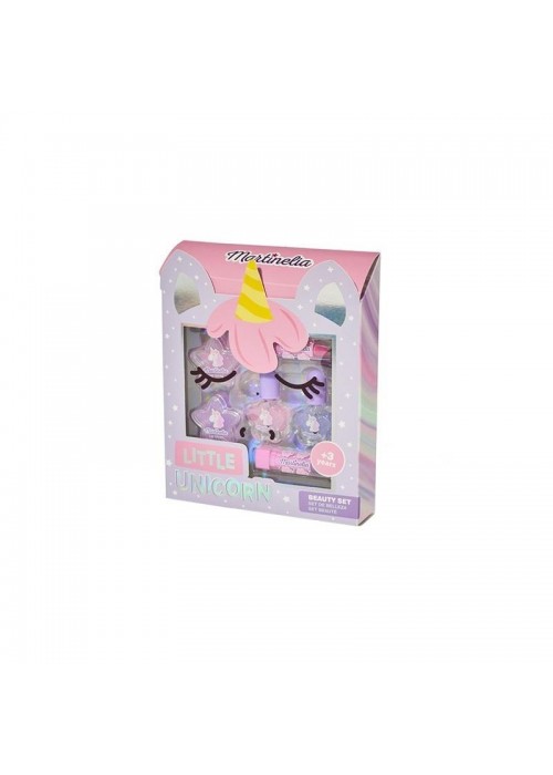 MARTINELIA LITTLE UNICORN BEAUTY SET LIP GLOSS + NAIL POLISH