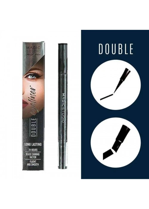 IDC MAGIC STUDIO ΔΙΠΛΟ EYELINER LONG LASTING ΜΑΥΡΟ
