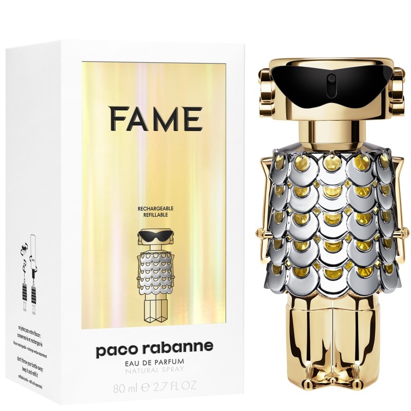 PACO RABANNE FAME EAU DE PARFUM 80ML REFILLABLE