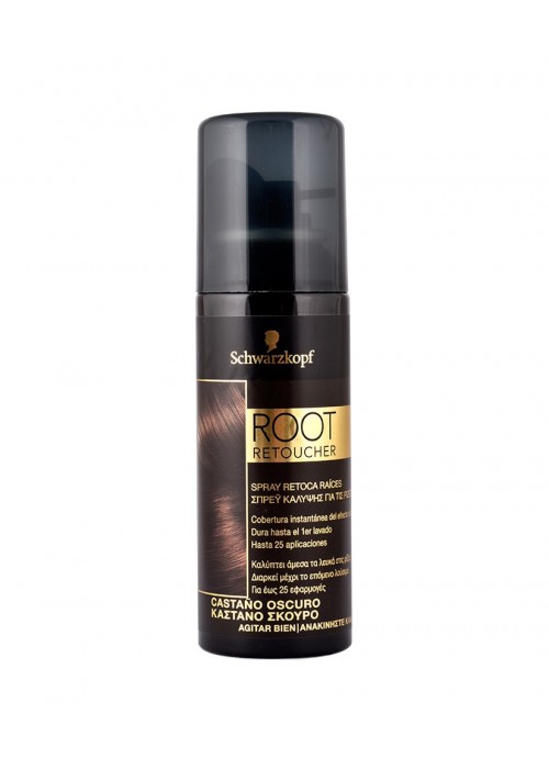 SCHWARZKOPF ROOT RETOUCHER ΚΑΣΤΑΝΟ ΣΚΟΥΡΟ 120ML