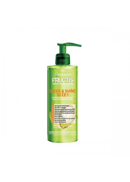 LOREAL GARNIER FRUCTIS ΚΡΕΜΑ ΜΑΛΛΙΩΝ SLEEK AND SHINE 10 ΣΕ 1 400ML