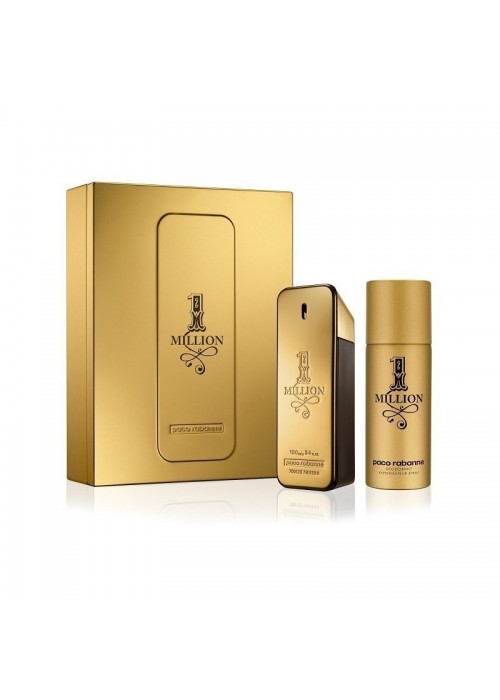 PACO RABANNE 1MILLION EAU DE TOILETTE 10OML + DEODORANT 150ML