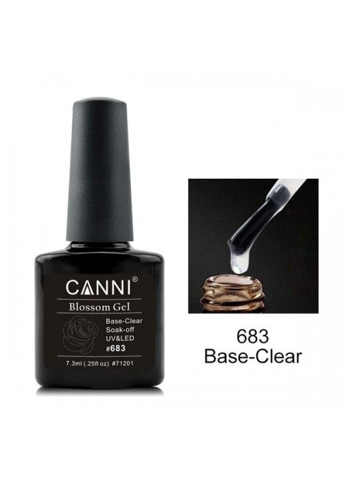 CANNI NAIL HYBRID BLOSSOM GEL N.683 BASE CLEAR