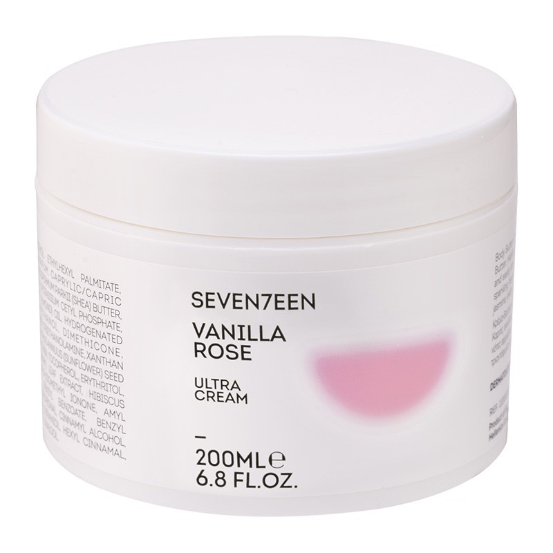 SEVENTEEN BODY BUTTER VANILLA ROSE ULTRA CREAM 200ML