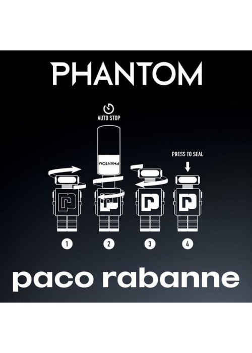 PACO RABANNE PHANTOM MEN EAU DE TOILETTE 100ML