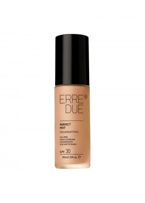 ERRE DUE PERFECT MAT FOUNDATION SPF30 N.07 COFFEE BEAN