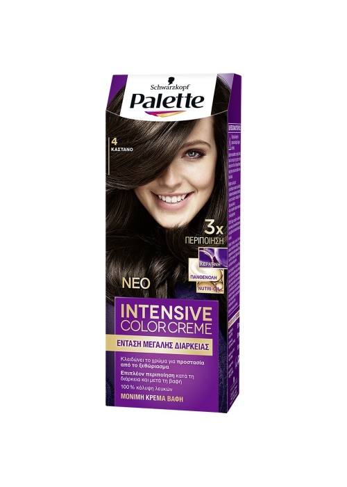 SCHWARZKOPF PALETTE SEMI-SET N.4 ΚΑΣΤΑΝΟ 110ML