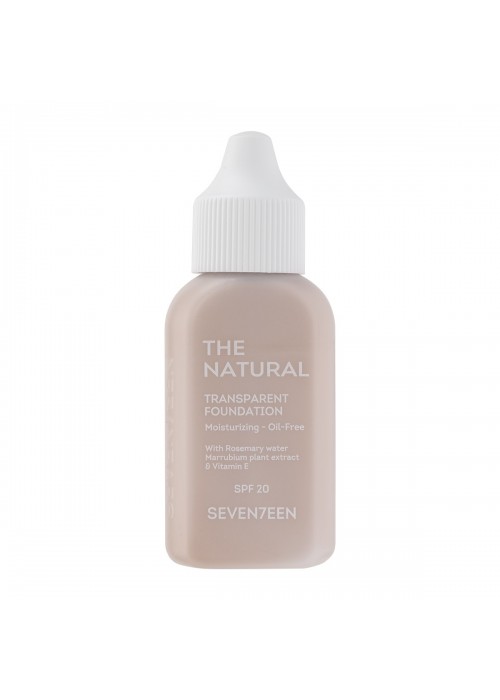 SEVENTEEN THE NATURAL TRANSPARENT FOUNDATION SPF20 N.1