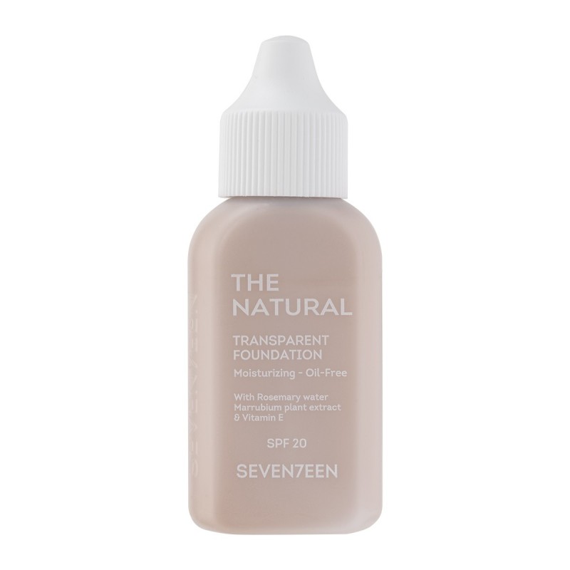 SEVENTEEN THE NATURAL TRANSPARENT FOUNDATION SPF20 N.1