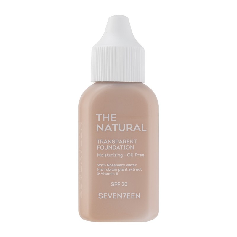 SEVENTEEN THE NATURAL TRANSPARENT FOUNDATION SPF20 N.2