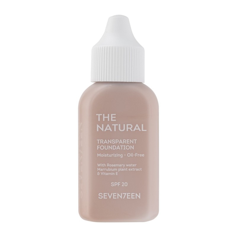 SEVENTEEN THE NATURAL TRANSPARENT FOUNDATION SPF20 N.4