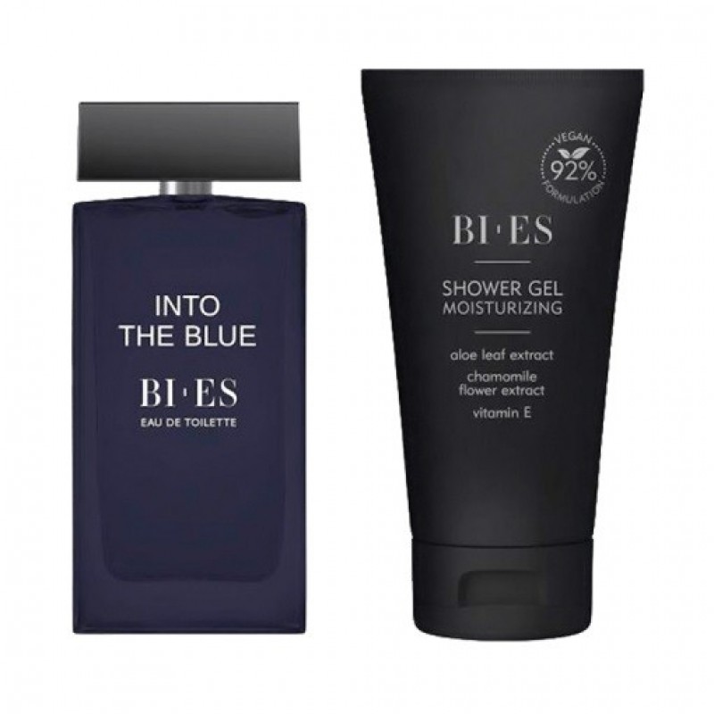 BI-ES INTO THE BLUE FOR MEN - EAU DE TOILETTE MAN 90 ML AND SHOWER GEL 150ML