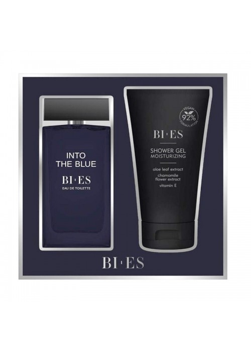 BI-ES INTO THE BLUE FOR MEN - EAU DE TOILETTE MAN 90 ML AND SHOWER GEL 150ML