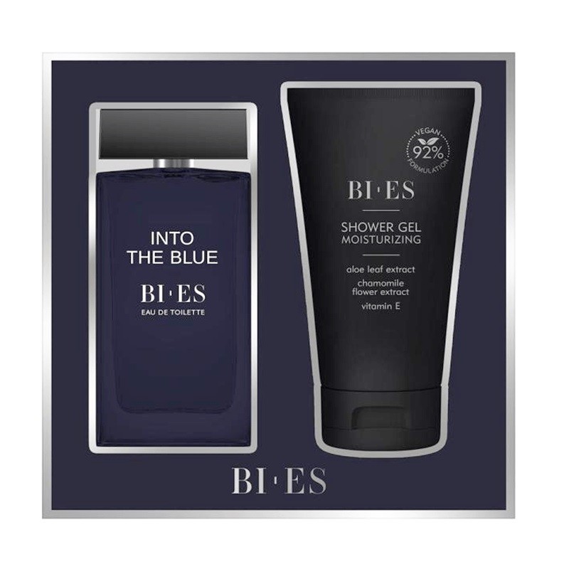 BI-ES INTO THE BLUE FOR MEN - EAU DE TOILETTE MAN 90 ML AND SHOWER GEL 150ML