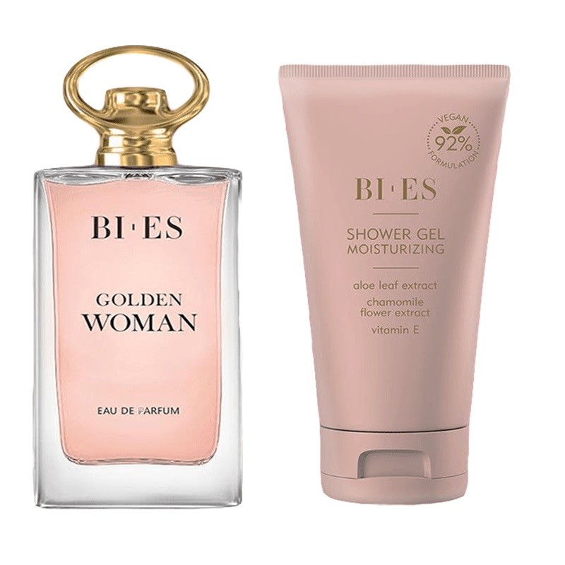 BI-ES GOLDEN SET FOR WOMAN - EAU DE PARFUM 90 ML AND SHOWER GEL 150ML