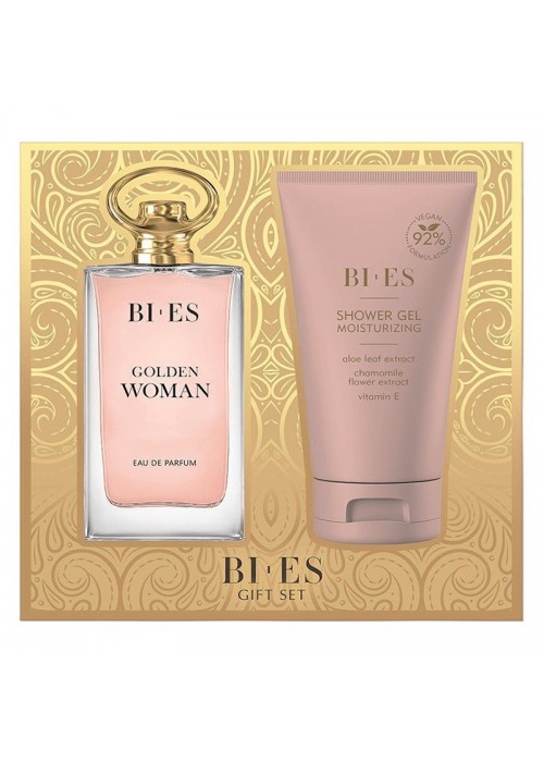 BI-ES GOLDEN SET FOR WOMAN - EAU DE PARFUM 90 ML AND SHOWER GEL 150ML