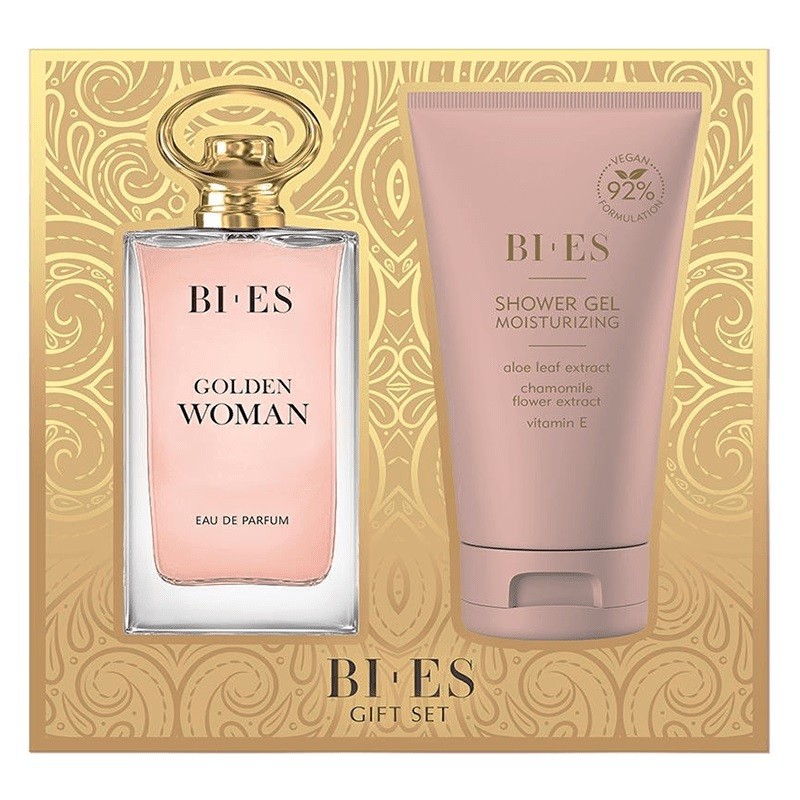 BI-ES GOLDEN SET FOR WOMAN - EAU DE PARFUM 90 ML AND SHOWER GEL 150ML