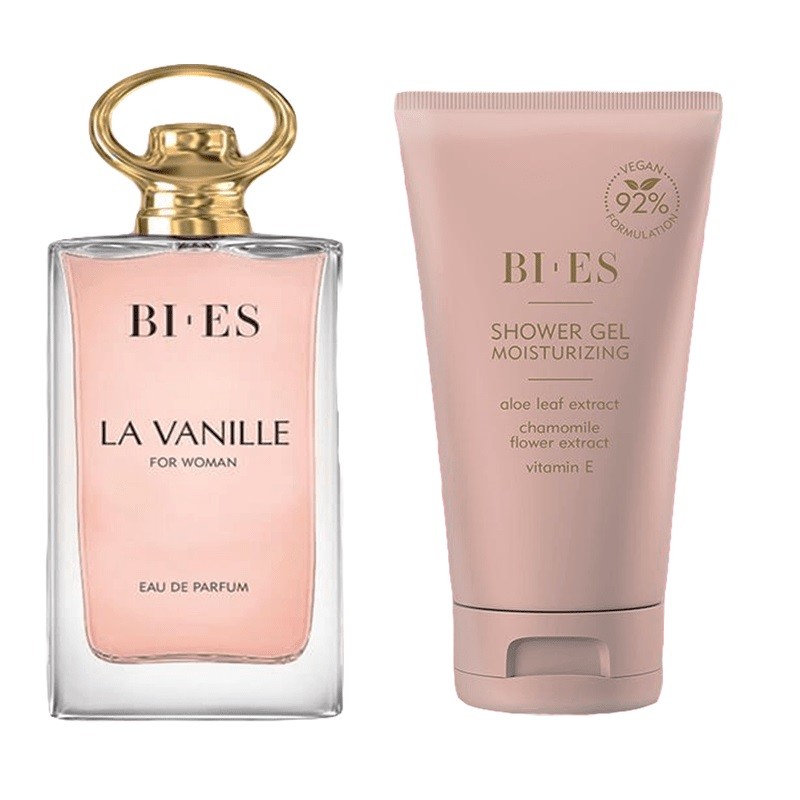 BI-ES LA VANILLE FOR WOMEN - EAU DE PARFUM WOMAN 90ML AND SHOWER GEL 150ML