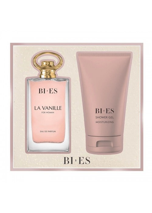 BI-ES LA VANILLE FOR WOMEN - EAU DE PARFUM WOMAN 90ML AND SHOWER GEL 150ML