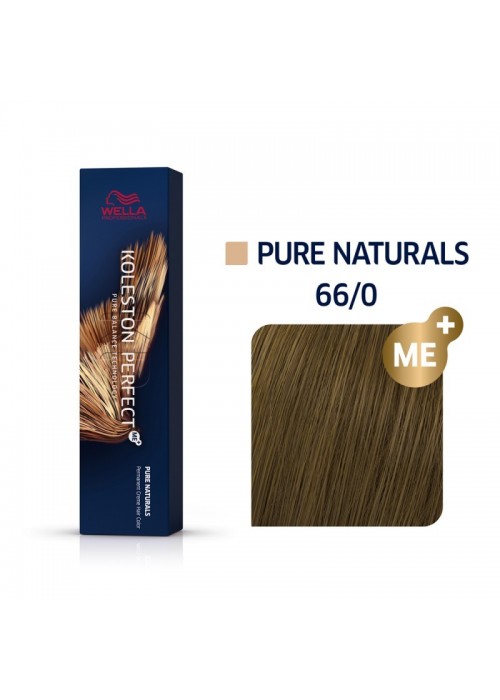 WELLA KOLESTON PERFECT ME+ PURE NATURALS N.66/0 ΞΑΝΘΟ ΣΚΟΥΡΟ ΕΝΤΟΝΟ 60ML