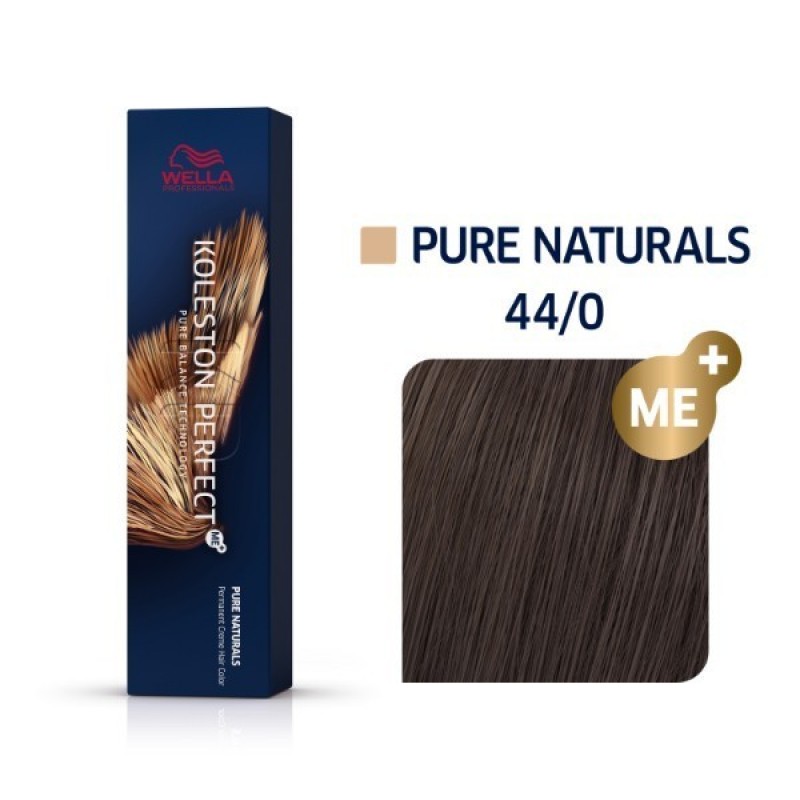 WELLA KOLESTON PERFECT PURE NATURALS N.44/0 MEDIUM BROWN INTENSE 60ML