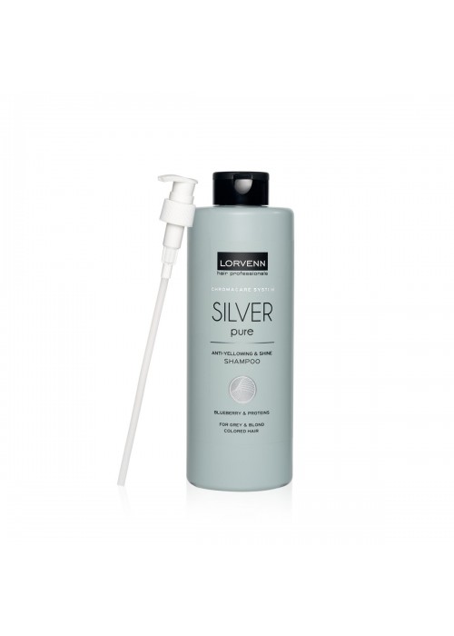 LORVENN SILVER PURE ΣΑΜΠΟΥΑΝ ΚΑΤΑ ΤΟΥ ΚΙΤΡΙΝΙΣΜΑΤΟΣ ΓΙΑ ΞΑΝΘΑ ΚΑΙ ΓΚΡΙΖΑ ΜΑΛΛΑΙ 1000ML