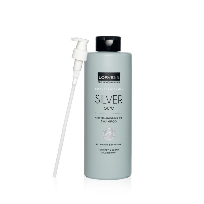 LORVENN SILVER PURE ΣΑΜΠΟΥΑΝ ΚΑΤΑ ΤΟΥ ΚΙΤΡΙΝΙΣΜΑΤΟΣ ΓΙΑ ΞΑΝΘΑ ΚΑΙ ΓΚΡΙΖΑ ΜΑΛΛΑΙ 1000ML