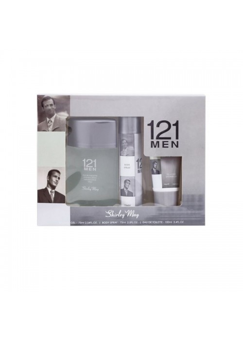 SHIRLEY MAY 121 ΑΝΔΡΙΚΟ ΣΕΤ EDT 100ML + BODY SPRAY 75ML + SHOWER GEL 75ML