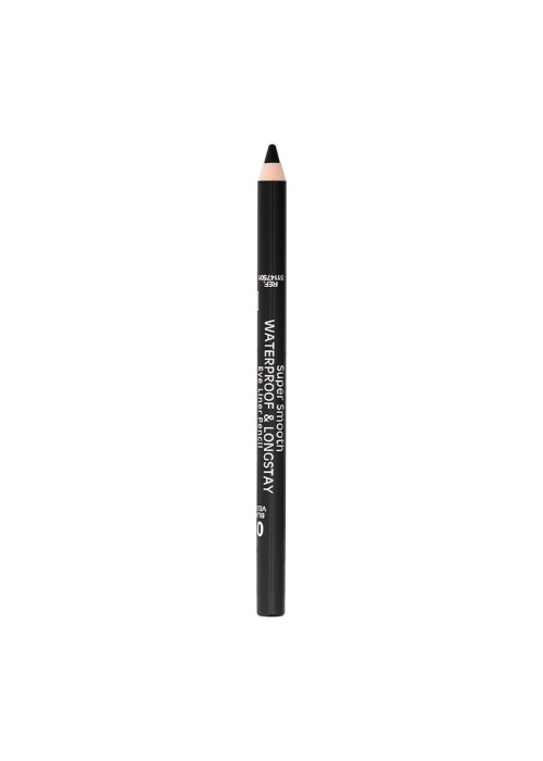 SEVENTEEN SUPERSMOOTH WATERPROOF EYELINER PENCIL N.01 BLACK VELVET