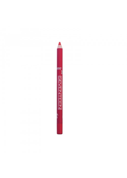 SEVENTEEN SUPERSMOOTH WATERPROOF LIPLINER PENCIL N.14 PURE RED