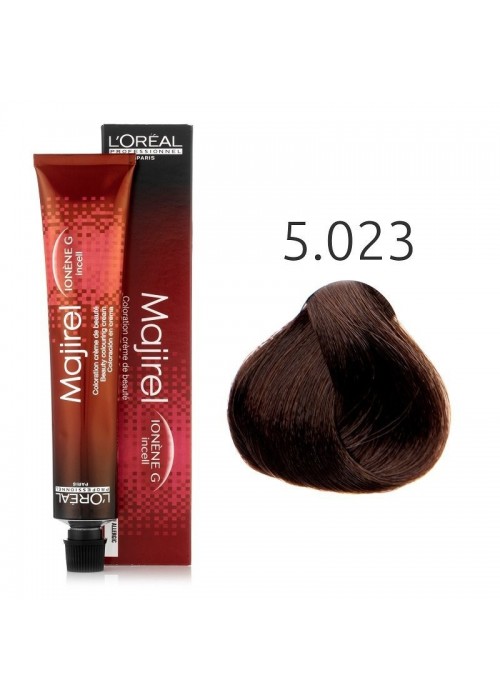 LOREAL MAJIREL COLOR N.5.023 ΚΑΣΤΑΝΟ ΑΝΟΙΧΤΟ ΦΥΣΙΚΟ ΙΡΙΖΕ ΝΤΟΡΕ 50ML