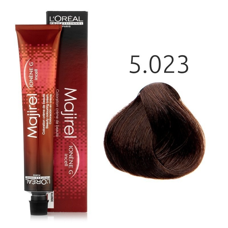 LOREAL MAJIREL COLOR N.5.023 LIGHT BROWN NATURAL IRISE DORE 50ML