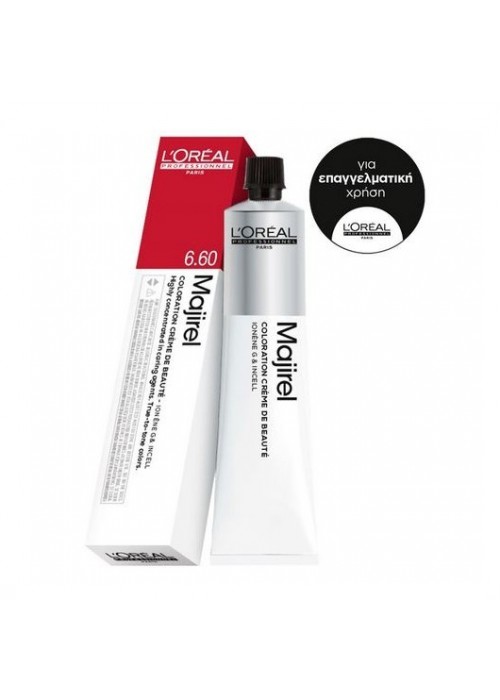 LOREAL MAJIREL COLOR MAJIROUGE N.6.60 ΞΑΝΘΟ ΣΚΟΥΡΟ ΕΝΤΟΝΟ ΚΟΚΚΙΝΟ 50ML